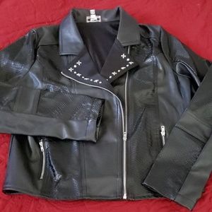 Girls Faux Leather jacket